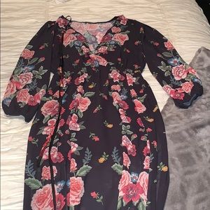 Long floral dress